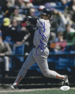 Autographed CARL YASTRZEMSKI 8X10 Boston Red Sox JSA COA