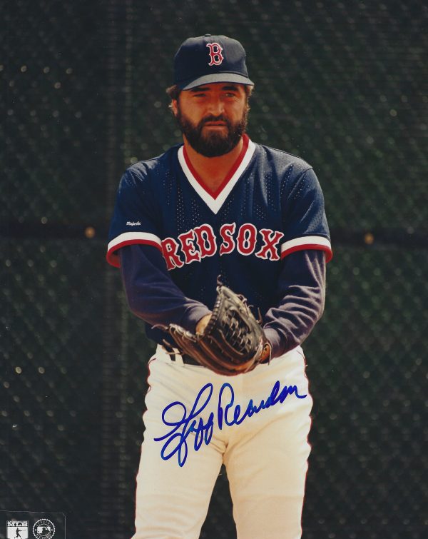 AUTOGRAPHED JEFF REARDON 8X10 Boston Red Sox photo