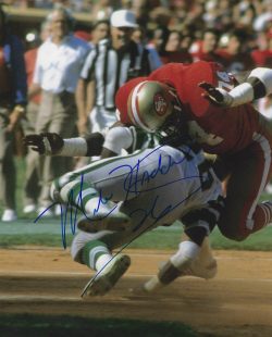 Autographed MICHAEL HADDIX 8X10 Philadelphia Eagles Photo