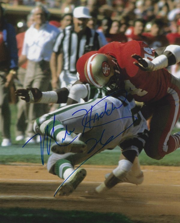 Autographed MICHAEL HADDIX 8X10 Philadelphia Eagles Photo