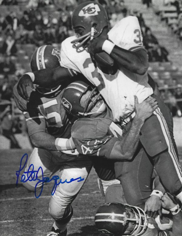 Autographed PETE JACQUESS 8X10 Denver Broncos Photo