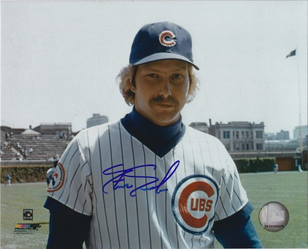 AUTOGRAPHED STEVE SWISHER 8x10 Chicago Cubs Photo
