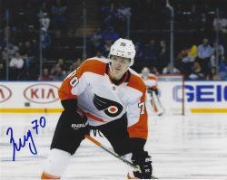 Autographed EGOR ZAMULA 8X10 Philadelphia Flyers Photo