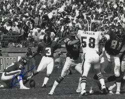 AUTOGRAPHED Bob Grim 8x10 New York Giants Photo