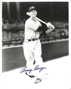 AUTOGRAPHED BOSEY BERGER 8X10 Cleveland Indians Photo