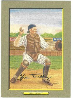Autographed Bill Dickey Perez-Steele Great Moments Post Card