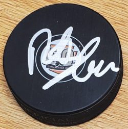 AUTOGRAPHED ROBERT ESCHE Philadelphia Flyers 50th Anniversary Hockey Puck