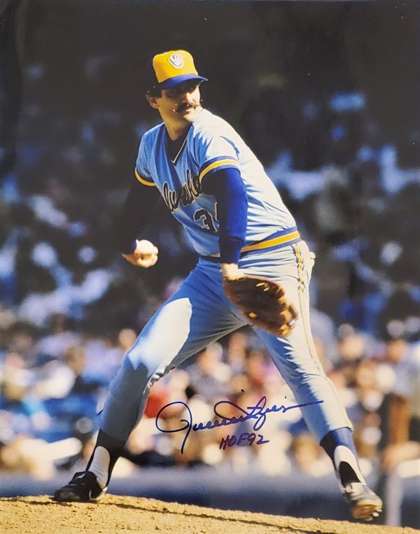 Autographed ROLLIE FINGERS 11x14 Milwaukee Brewers photo