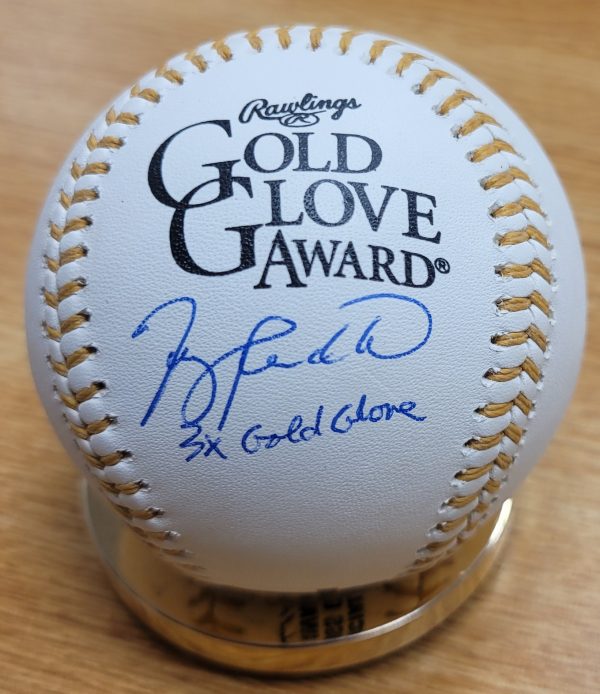 Autographed TERRY PENDLETON "3X Gold Glove" Official Gold Glove Major League Baseball