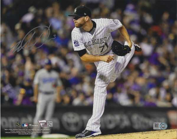 AUTOGRAPHED WADE DAVIS 8X10 Colorado Rockies Photo Fanatics