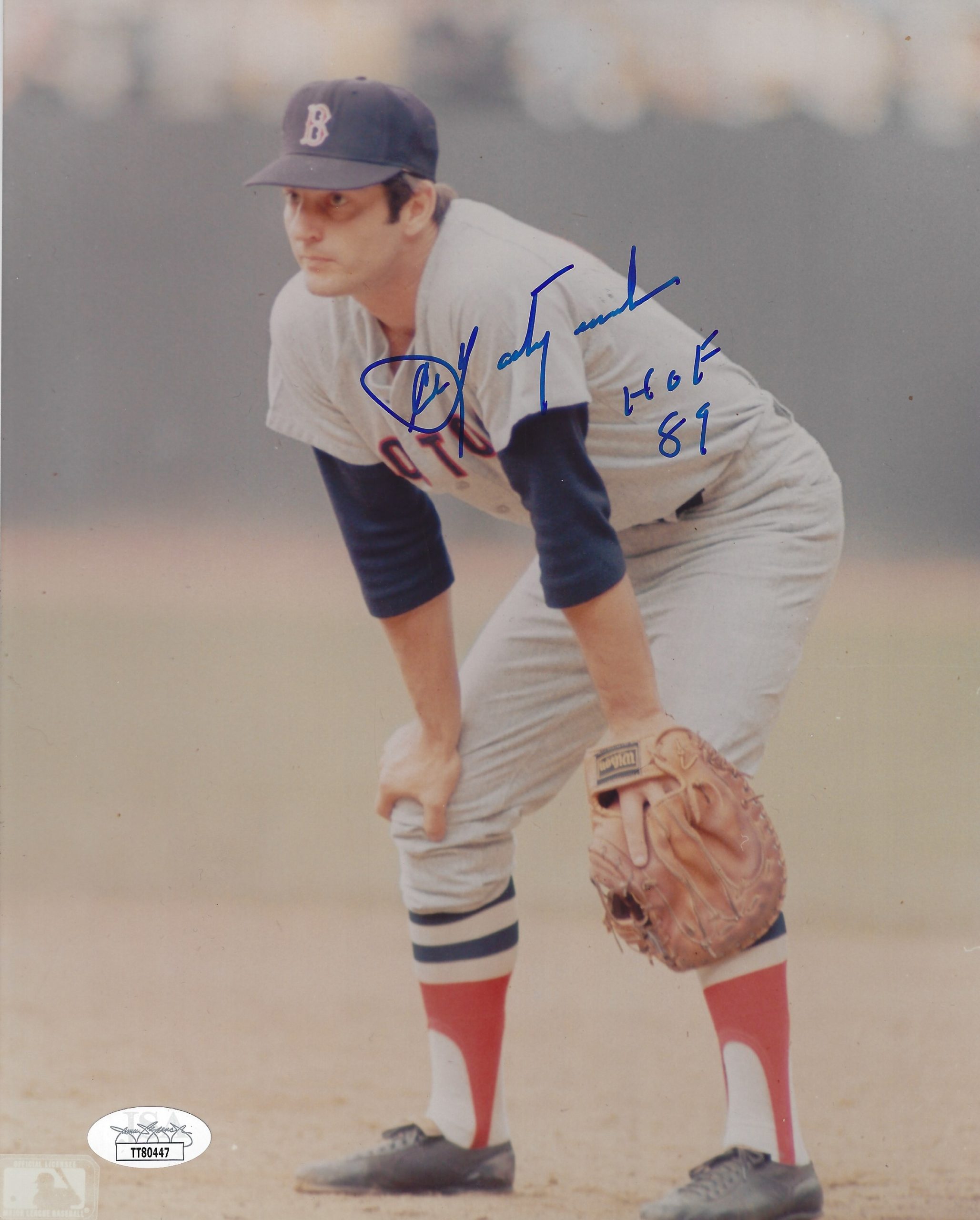 Autographed CARL YASTRZEMSKI HOF 89 8X10 Boston Red Sox JSA COA - Main  Line Autographs