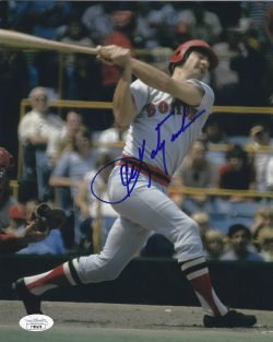 Autographed CARL YASTRZEMSKI 8X10 Boston Red Sox  JSA COA