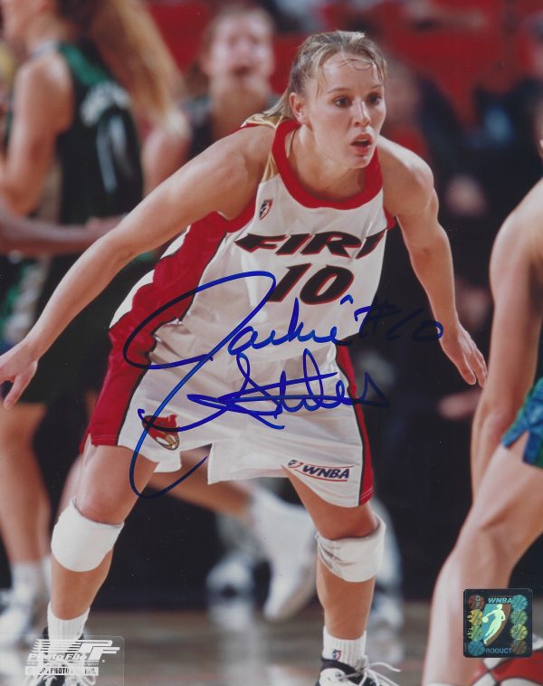 Autographed JACKIE STILES 8x10 Portland Fire WNBA Photo