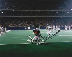 Autographed STEVE LARGENT 8X10 Seattle Seahawks photo