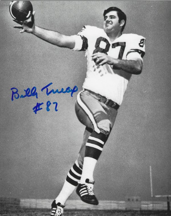 Autographed BILLY TRUAX 8x10 Dallas Cowboys Photo