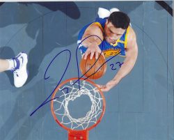 AUTOGRAPHED ZAZA PACHULIA 8x10 Golden State Warriors Photo