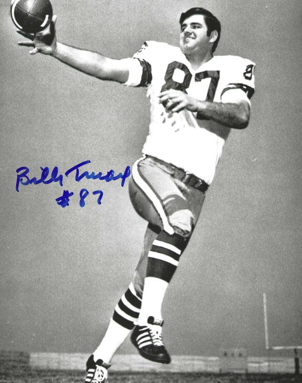 Autographed BILLY TRUAX 8x10 Dallas Cowboys Photo
