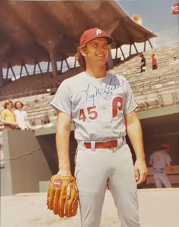 AUTOGRAPHED TUG MCGRAW 11x14 Philadelphia Phillies Photo