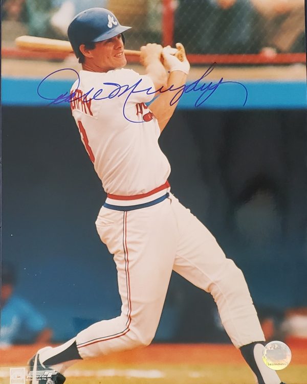 AUTOGRAPHED DALE MURPHY  11X14 Atlanta Braves photo