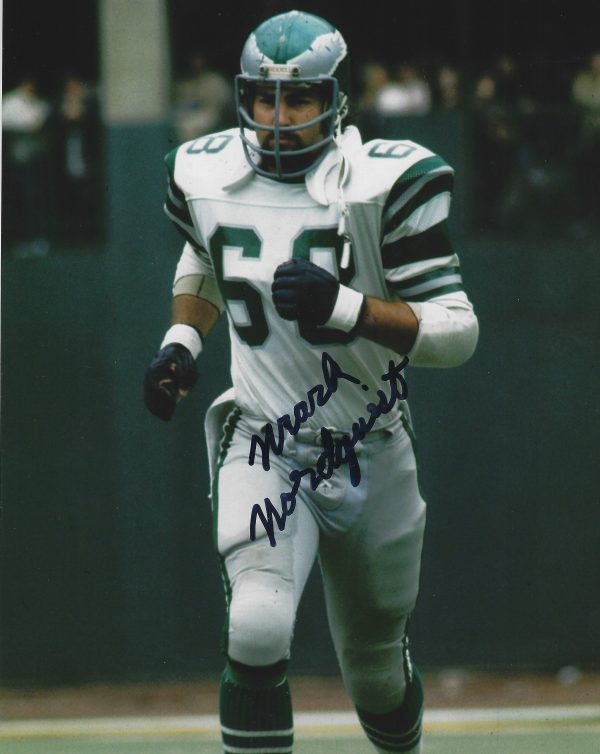 AUTOGRAPHED MARK NORDQUIST 8x10 Philadelphia Eagles Photo
