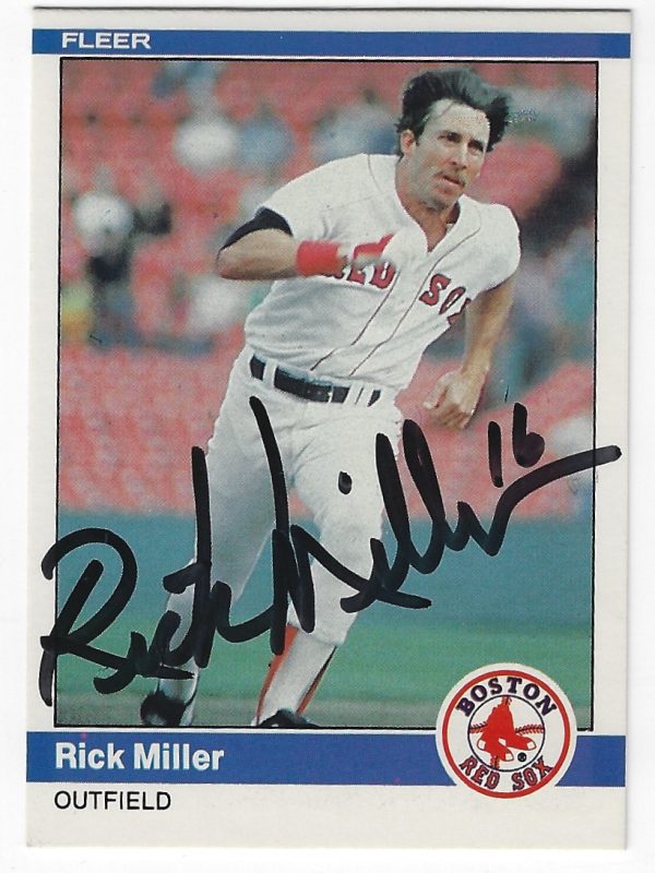 Autographed RICK MILLER 1984 Fleer Card