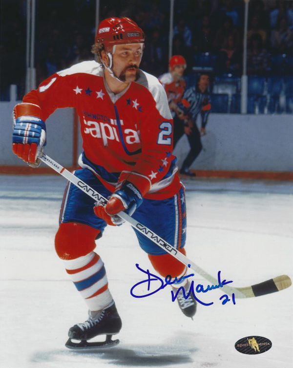 Autographed DENNIS MARUK 8X10 Washington Capitals Photo