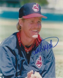 AUTOGRAPHED CORY SNYDER 8X10 Cleveland Indians Photo
