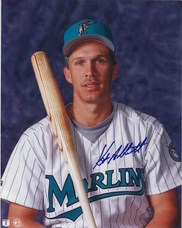AUTOGRAPHED KURT ABBOTT  8X10 Florida Marlins Photo