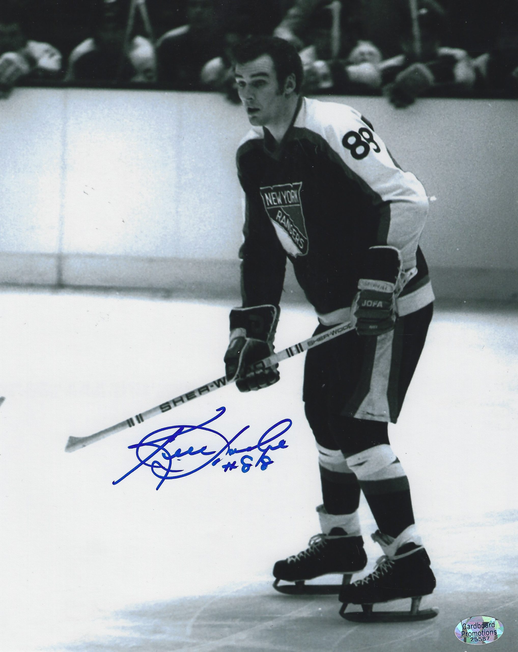 Autographed TIM ERIXON 8x10 New York Rangers Photo - Main Line Autographs