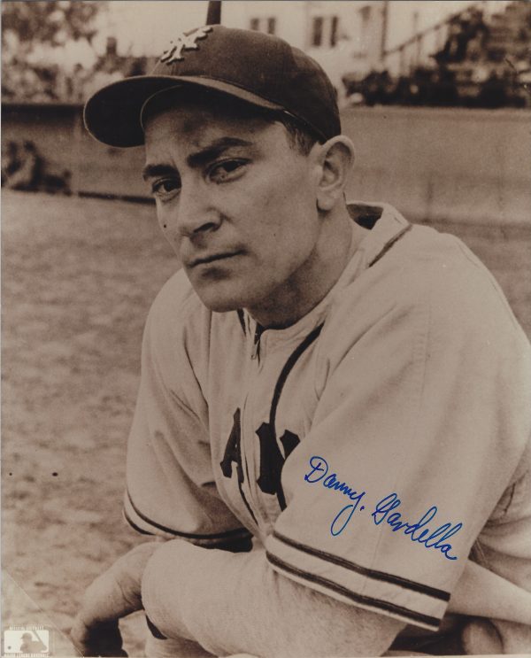 AUTOGRAPHED DANNY GARDELLA 8x10 New York Giants Photo