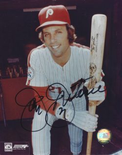 AUTOGRAPHED JAY JOHNSTONE 8x10 Philadelphia Phillies Photo