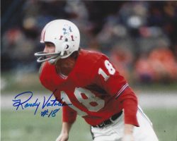AUTOGRAPHED RANDY VATAHA 8X10 New England Patriots photo