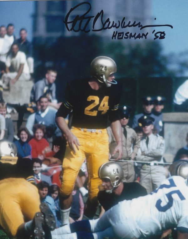 Autographed PETE DAWKINS Heisman 58 8x10 Army Photo