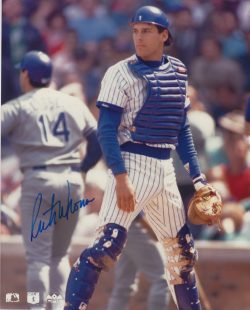 AUTOGRAPHED RICK WRONA 8X10 Chicago Cubs Photo