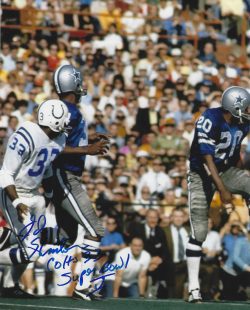 AUTOGRAPHED ED HINTON 8x10 Baltimore Colts Photo
