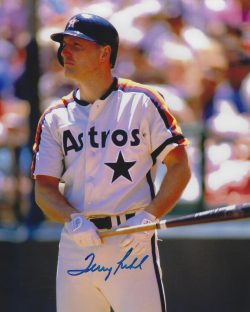 AUTOGRAPHED TERRY PUHL 8X10 Houston Astros Photo