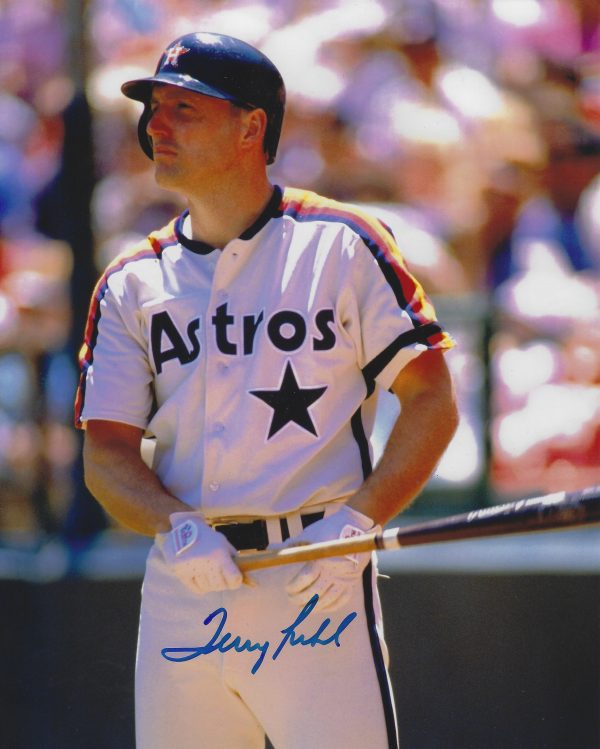 AUTOGRAPHED TERRY PUHL 8X10 Houston Astros Photo