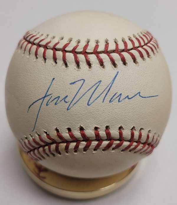 LOU MARSON Autographed Official Major League Baseball