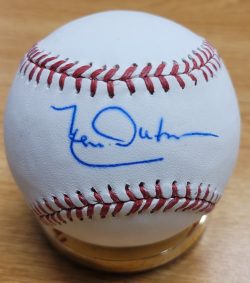 Autographed LEON DURHAM Official Major League Baseball