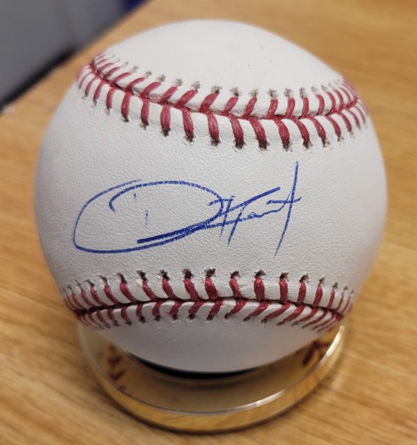 Autographed TOUKI TOUSIANT Official Major League Baseball