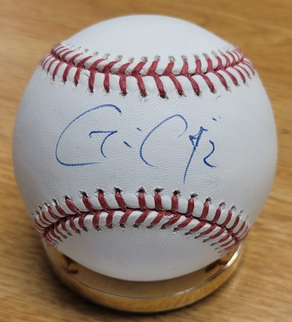 Autographed GAVIN CECCHINI Rawlings Official Major League Baseball
