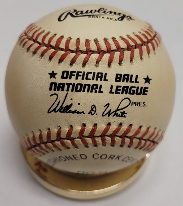 Autographed HANK SAUER Official National League Baseball - Image 2
