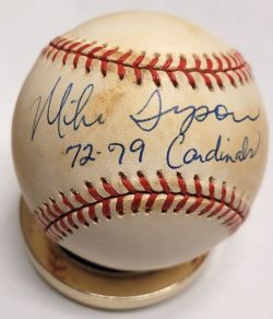 Autographed MIKE TYSON Official National League Baseball