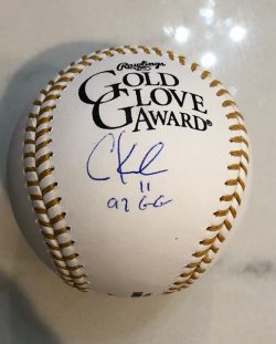 Autographed Chuck Knoblauch 97 GG  Rawlings Official Gold Glove Baseball
