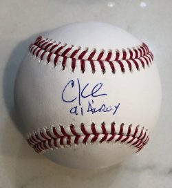 Autographed Chuck Knoblauch 91 AL ROY  Rawlings Official Major League Baseball