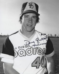AUTOGRAPHED DOUG GWODSZ 8x10 San Diego Padres photo