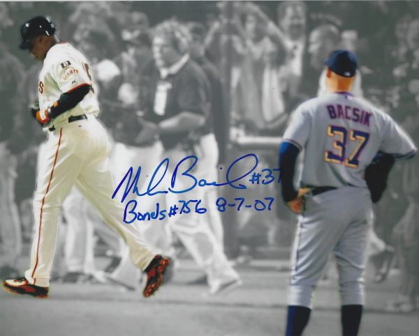Autographed MIKE BACSIK 8x10 Washington Nationals Photo