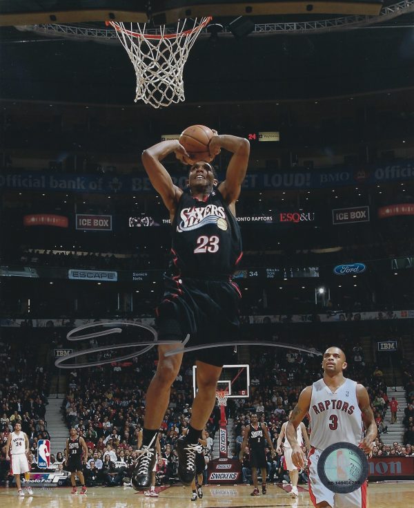 Autographed LOU WILLIAMS 8X10 Philadelphia 76ers photo