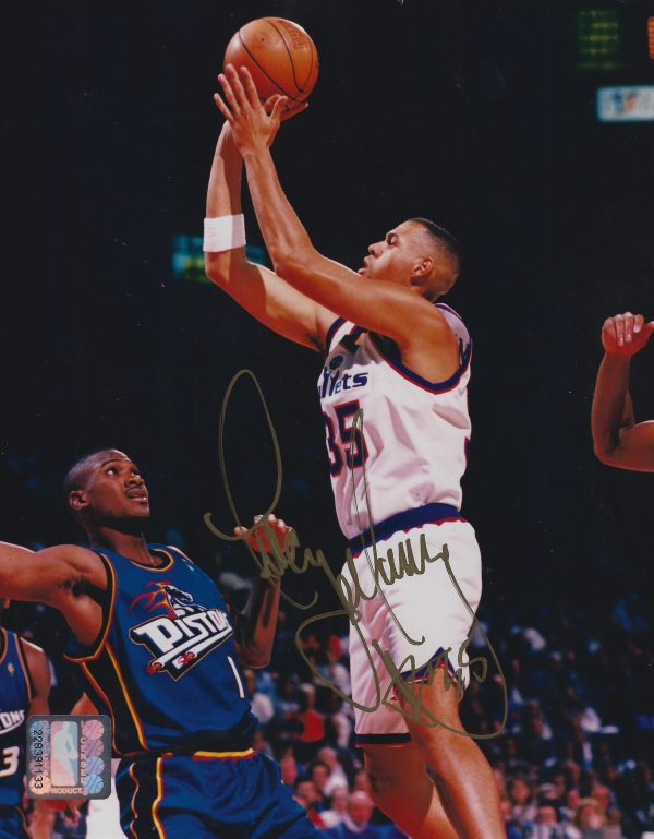 Autographed TRACY MURRAY 8x10 Washington Bullets Photo