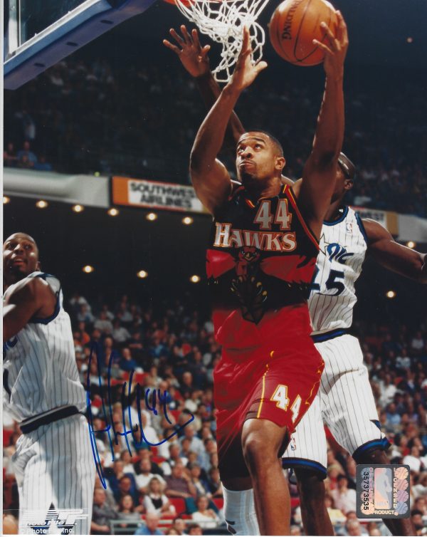 Autographed ALAN HENDERSON 8x10 Atlanta Hawks photo